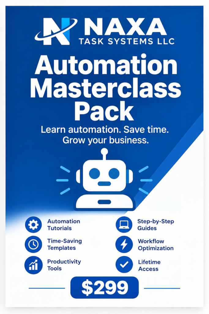 NAXA Automation Masterclass Pack